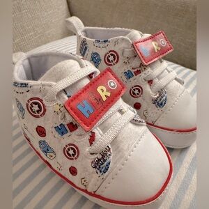 Marvel Superhero Baby Boy Soft Shoes /12-18mos.